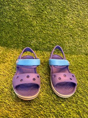 Crocs Kids Blue and Light Blue Sandals size 9c